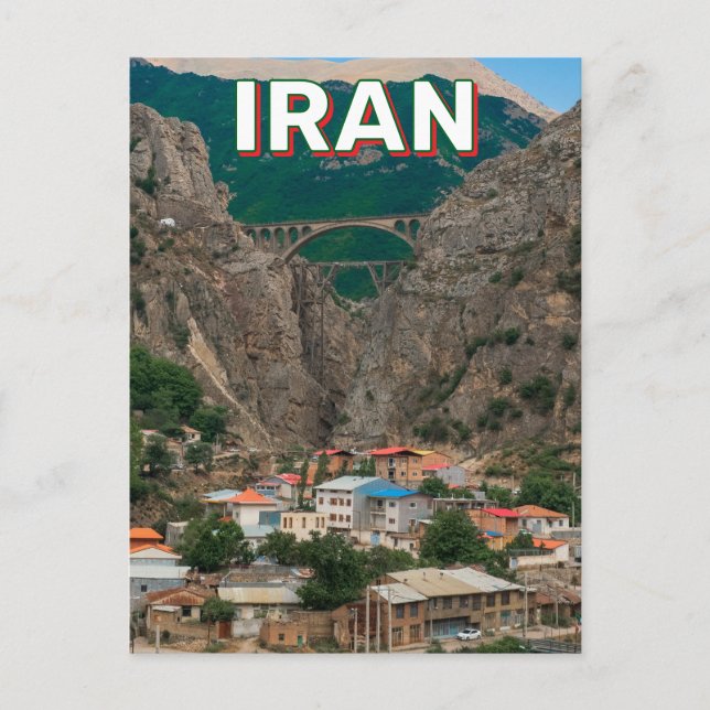 Postal Puente Veresk En Irán (Anverso)