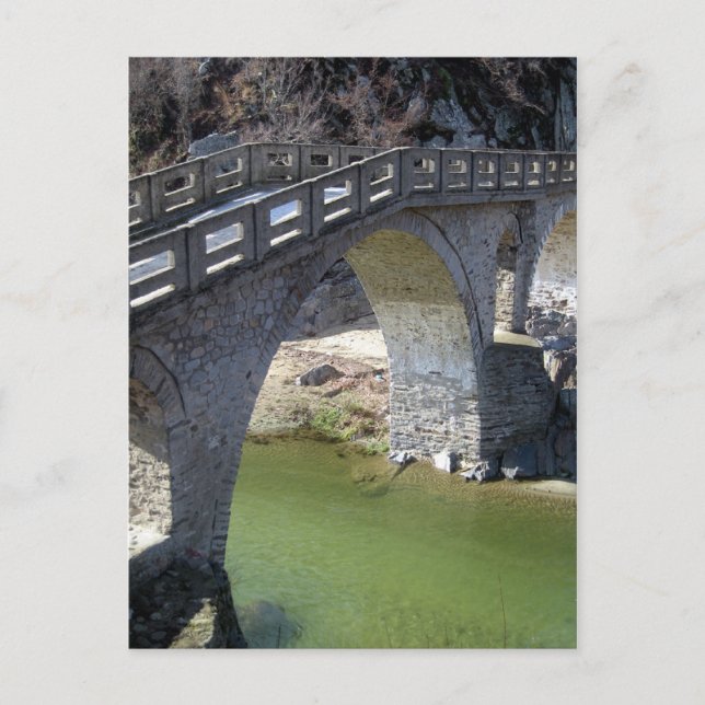 Postal puente viejo (Anverso)