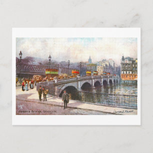 Postal Puente Vintage Jamaica, Glasgow, Escocia