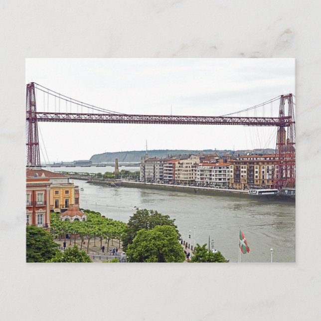 Postal Puente Vizcaya. (Anverso)