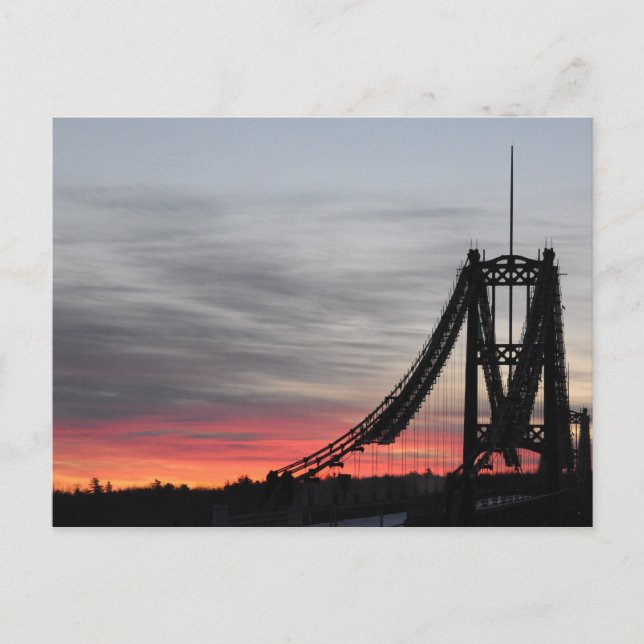 Postal Puente Waldo-Hancock (Anverso)