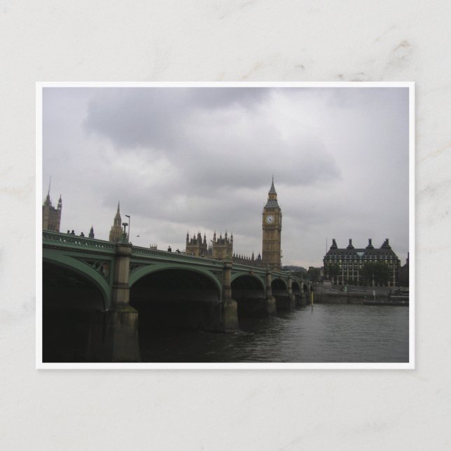 Postal Puente Westminster (Anverso)