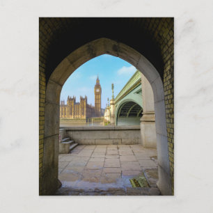 Postal puente Westminster de Londres