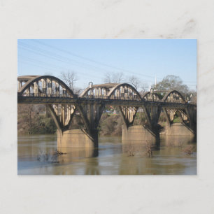 Postal Puente Wetumpka Fotografía del paseo marítimo del