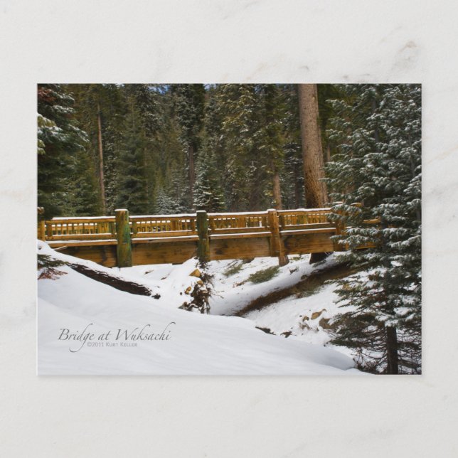 Postal puente Wuksachi (Anverso)