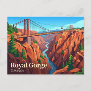 Postal Puente y Parque Royal Gorge EE. UU.