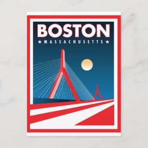 Postal Puente Zakim de Boston