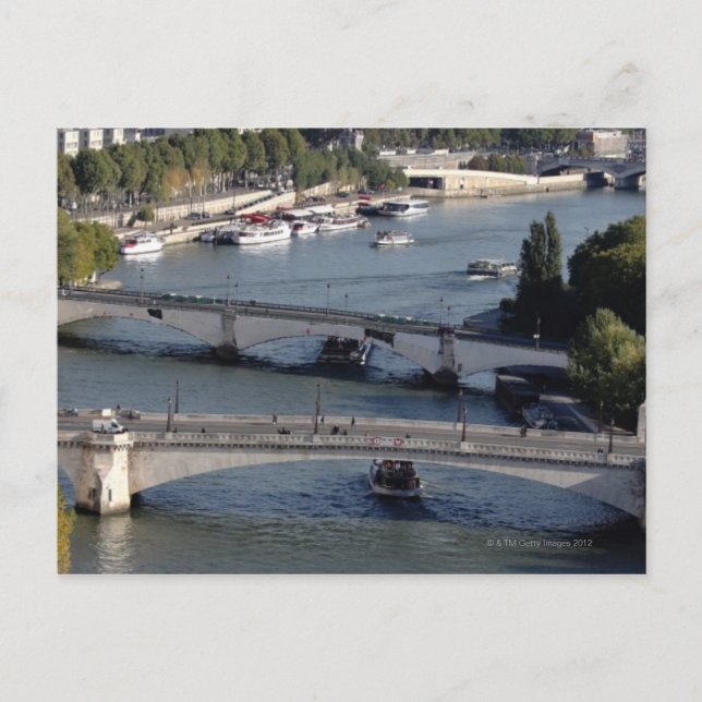 Postal Puentes de París (Anverso)