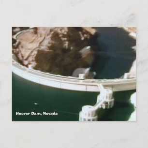 Postal puentes del mundo 016, represa Hoover, Nevada
