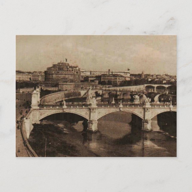 Postal Puentes ROME 1920 Réplica (Anverso)
