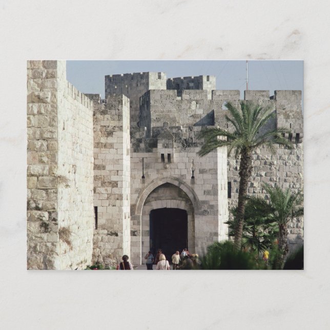 Postal Puerta a la Ciudad Vieja (Anverso)