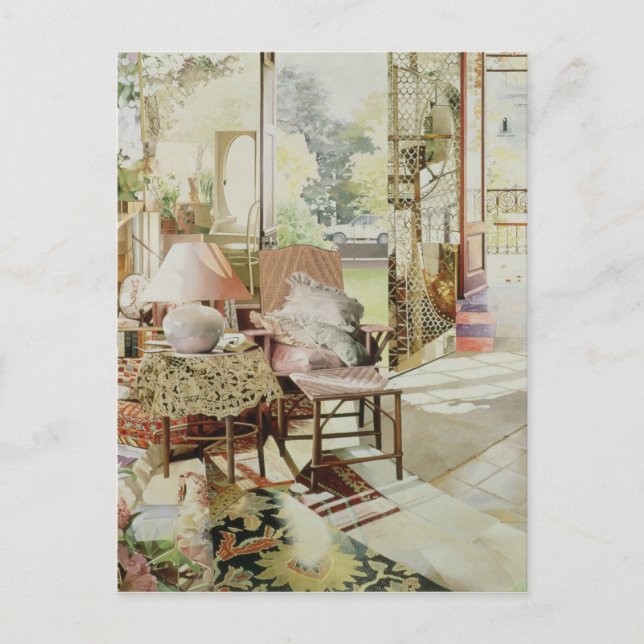 Postal Puerta Abierta 1987 (Anverso)