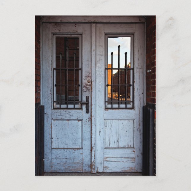 Postal puerta antigua (Anverso)