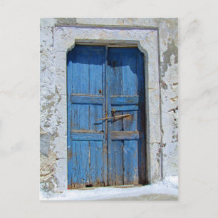 Postal Puerta Antigua de Madera Weathered