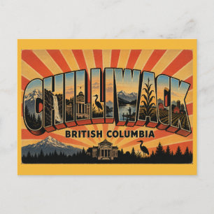 Postal Puerta de acceso al valle de Chilliwack BC