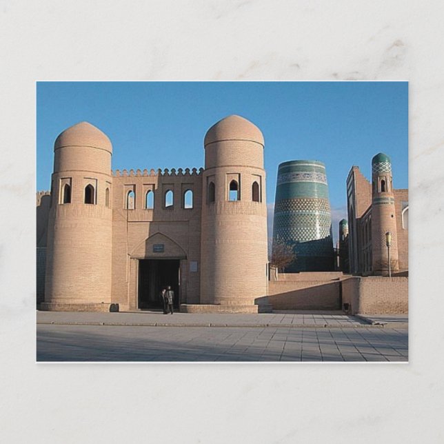 Postal Puerta de Ata Darvaza (Anverso)