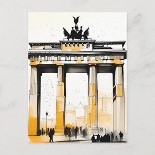 Postal Puerta de Brandeburgo Alemania