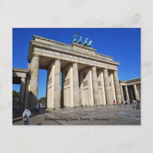 Postal Puerta de Brandeburgo, Berlín, Alemania