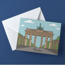 Postal Puerta de Brandeburgo de Berlín – Clásico punto de