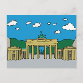 Postal Puerta de Brandeburgo en Berlín