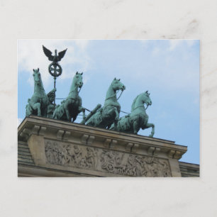 Postal Puerta de Brandenburgo, Berlín, Alemania