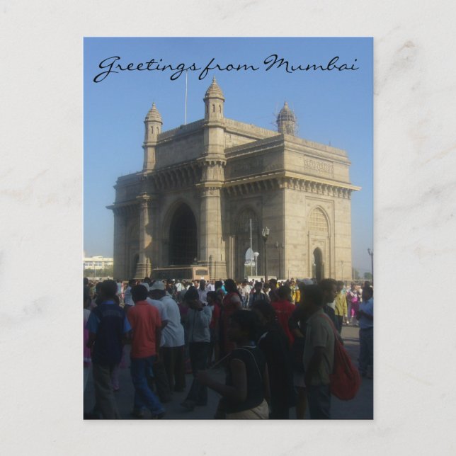 Postal puerta de enlace de mumbai (Anverso)