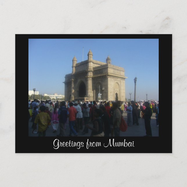 Postal puerta de enlace de mumbai (Anverso)
