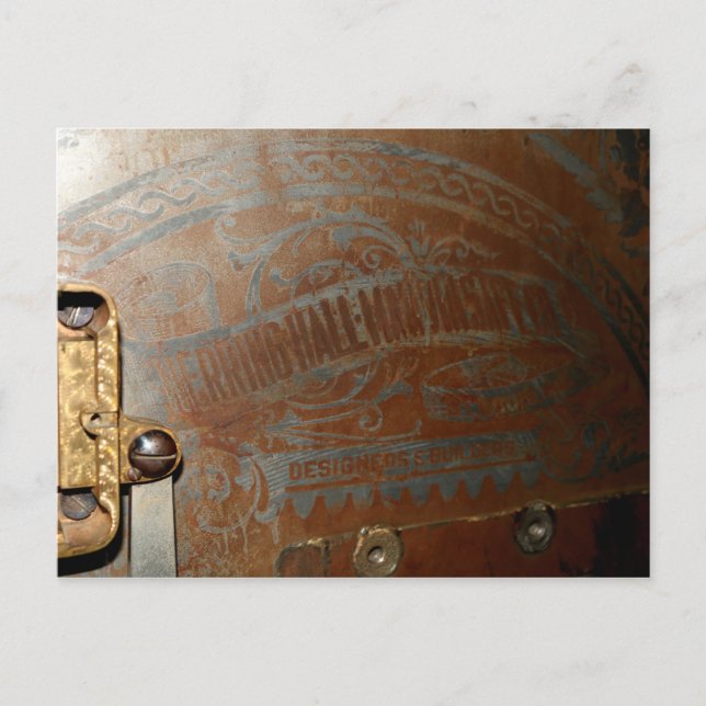 Postal Puerta de la caja fuerte del banco (Anverso)