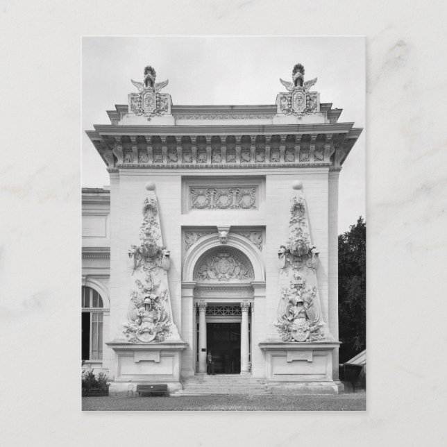 Postal Puerta de la exposición militar (Anverso)