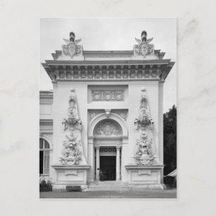 Postal Puerta de la exposición militar