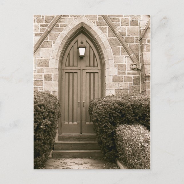 Postal Puerta de la Iglesia (Anverso)