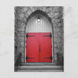 Postal Puerta de la Iglesia Roja