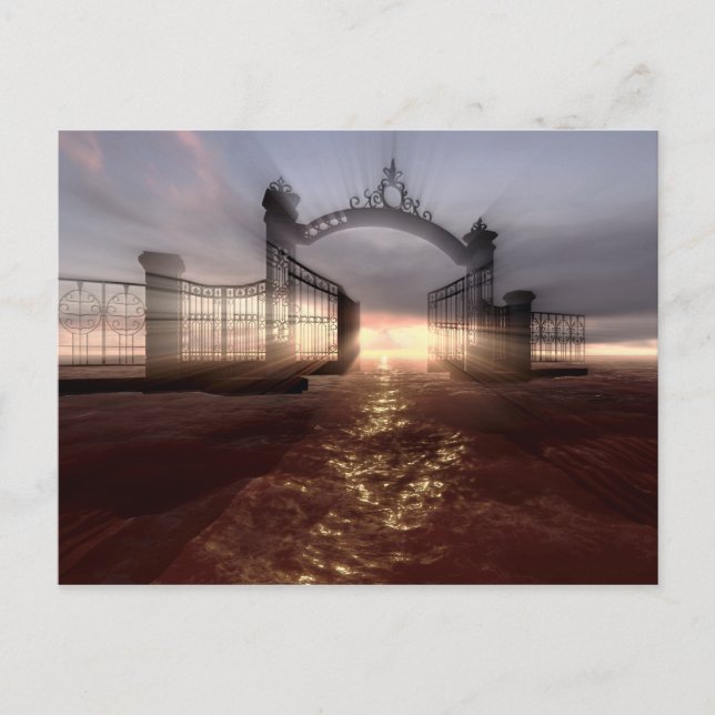 Postal Puerta de los cielos (Anverso)