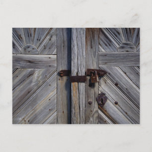 Postal Puerta de madera