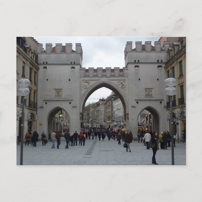 Postal Puerta de Múnich (Karlstor) (Anverso)
