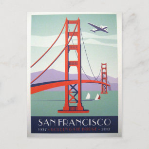 Postal Puerta de Oro de San Francisco