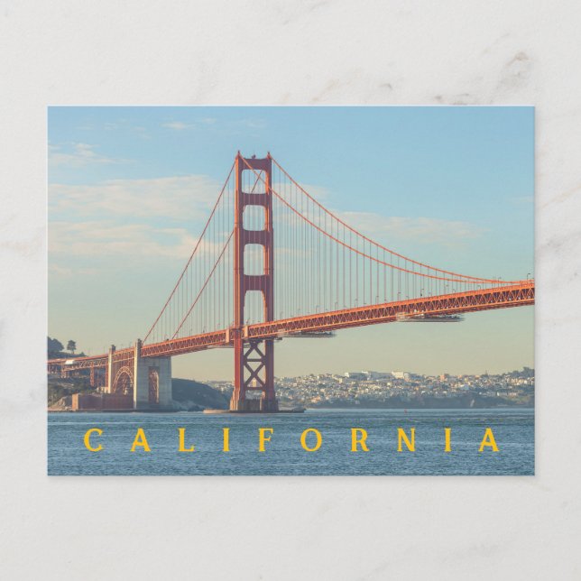 Postal Puerta de Oro de San Francisco (Anverso)