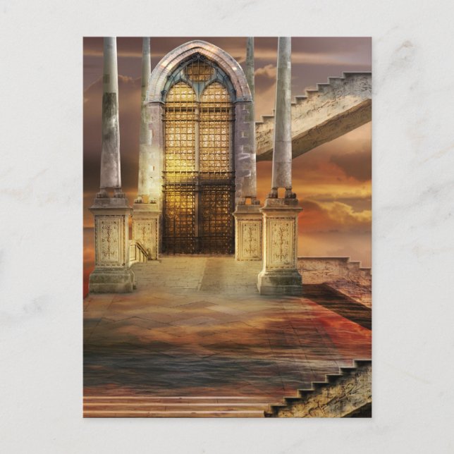 Postal Puerta de rebote (Anverso)