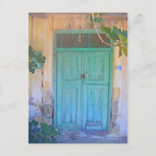 Postal Puerta de Rodas, Grecia