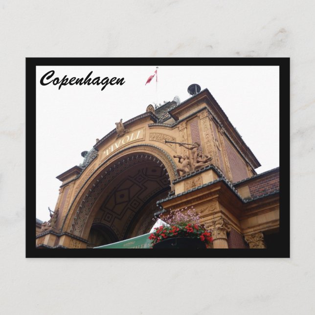 Postal puerta de tivoli (Anverso)