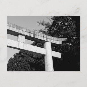 Postal Puerta de Torii de Piedra