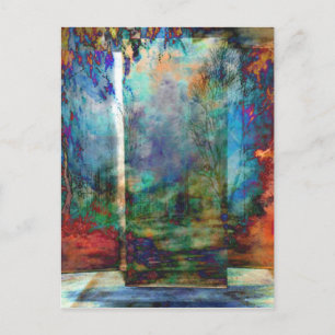 Postal Puerta de verano