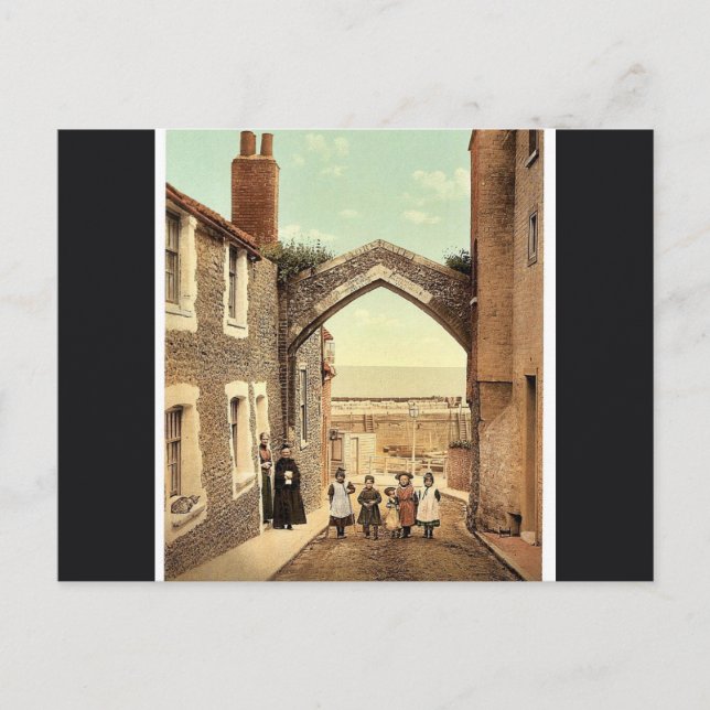 Postal Puerta de York, Broadstairs, England classic Photo (Anverso)