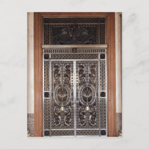 Postal Puerta decorativa de la Galerie d'Apollon en