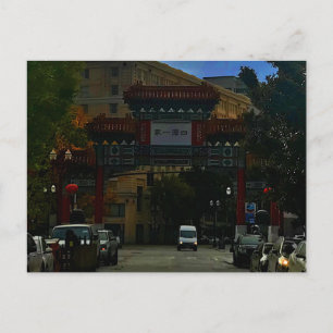 Postal Puerta del Barrio Chino de Portland #2 Postcard