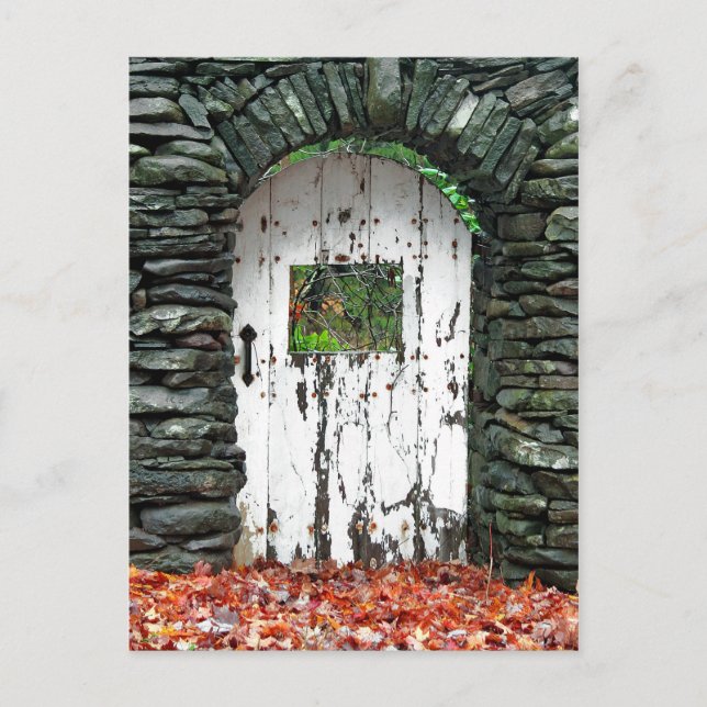 Postal Puerta del bosque (Anverso)