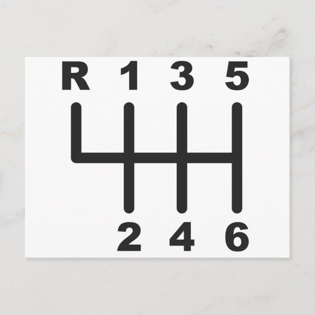 Postal Puerta del cambio de 6 velocidades (Anverso)