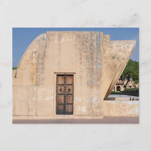 Postal Puerta del Observatorio Jantar Mantar Jaipur  (Anverso)