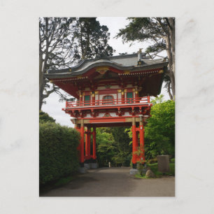 Postal Puerta del Té Garden japonés de SF