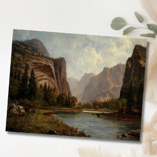 Postal Puerta del Yosemite - Albert Bierstadt